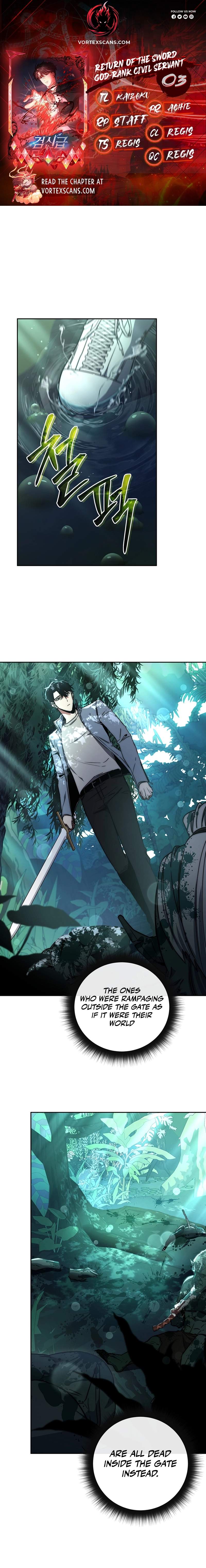 Return of the Sword God-Rank Civil Servant Chapter 3 1